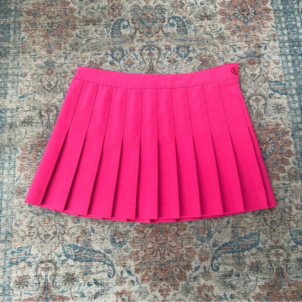 forever 21 y2k pleated mini skirt